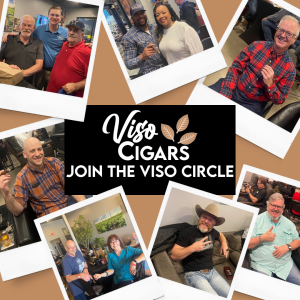 Guests enjoying cigars and camaraderie at Viso Cigar Lounge in McKinney, Texas – join the Viso Circle community